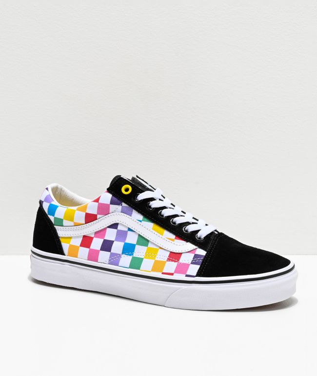 journeys rainbow vans old skool